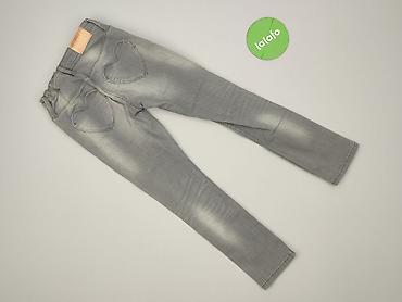 szare jeansy hm: Spodnie jeansowe, H&M, 5-6 lat, 110/116, stan - Idealny — 3
