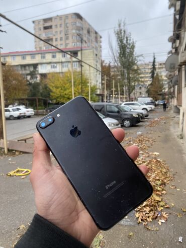 telefon lombard: IPhone 7 Plus, 128 GB, Black Titanium, Qırıq, Barmaq izi