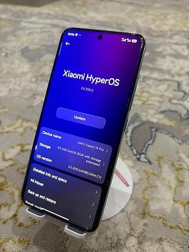 Техника жана электроника: Xiaomi, 14 Pro, Колдонулган, 256 ГБ, түсү - Жашыл, 2 SIM — 3
