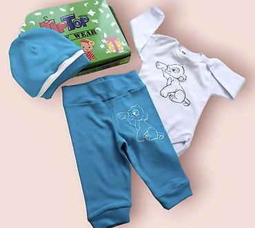 Kompleti: TipTop bebi set za novorođenče – 3 dela Veličine su različite Sadržaj — 1