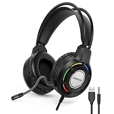 микрофон fifine: Игровая гарнитура BOROFONE BO112 - Динамики 50 мм для мощного и — 2