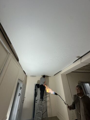 Натяжной потолок: Натяжной потолок Глянцевое, Матовое, 3D потолки Гарантия, Бесплатная консультация, Бесплатный замер — 11