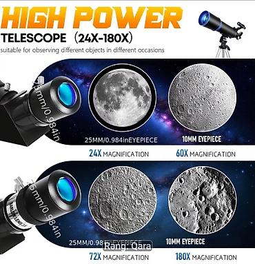 Спорт и отдых: Astronomik Teleskop Apertural 80mm Foks 600mm Zoom 24x-750x - Tripod — 9