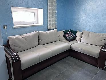 Divanlar: Künc divan, İşlənmiş, Açılan, Bazalı, Parça, Çatdırılma yoxdur — 2