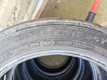 naxçıvan avto: Kumho avtomobil şinləri dəsti - Ölçü: 235/45 ZR17 - Yük/sürət — 1