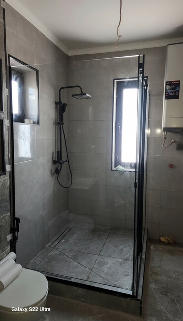 купить душ для дачи: Душевая кабина Квадратная, Размер: 120 x 120 см