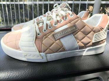 Кроссовки и спортивная обувь: Мужские кроссовки, 40, Dolce & Gabbana, Б/у, цвет - Бежевый, Самовывоз