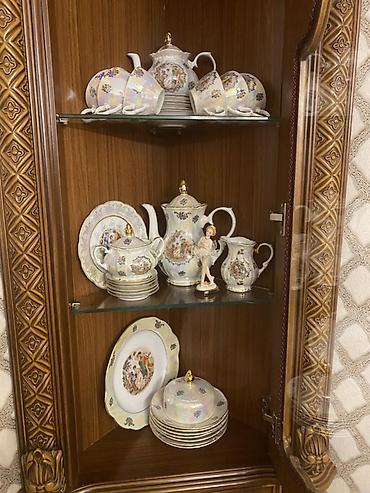bit bazari samovar: Çay dəsti, Farfor, 6 nəfərlik — 1