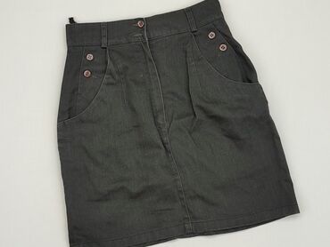 spódnice midi czarne z rozcięciem: Skirt, S (EU 36), condition - Fair
