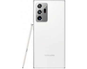 самсунг нот 4: Samsung Galaxy Note 20 Ultra, Колдонулган, 256 ГБ, түсү - Ак, 1 SIM