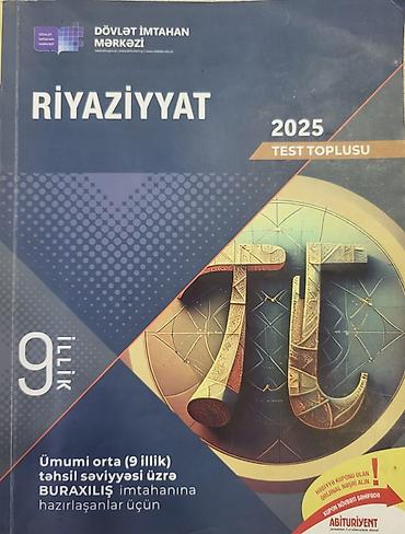 Məhsul: Riyaziyyat – 2025 Test Toplusu (9 illik) Təsvir: - Nəşriyyat lalafo.az -da Məhsul: Riyaziyyat – 2025 Test Toplusu (9 illik) Təsvir: - Nəşriyyat