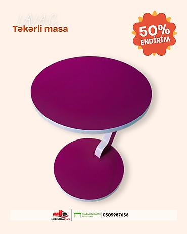 tek stolar: Jurnal masası, Yeni, Açılmayan, Laminat, Yumru masa — 10
