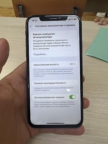Уюлдук телефондор жана аксессуарлар: IPhone X, 64 ГБ, цвет Space Gray - Дисплей 5.8" Super Retina OLED — 8