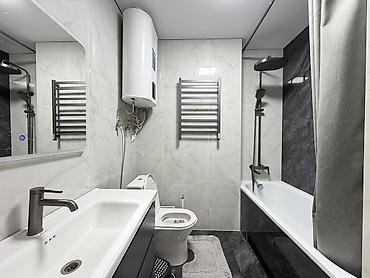 Продажа квартир: 2 комнаты, 74 м², Асанбай мкр Элитка, 12 этаж, Дизайнерский ремонт — 14