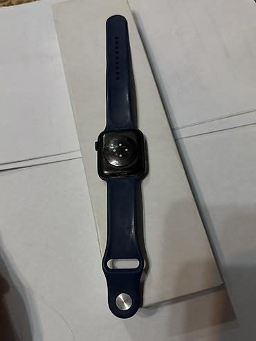 апл вотч 6: Apple Watch 6 с темно-синим спортивным ремешком. Акб-85 Имеется — 2