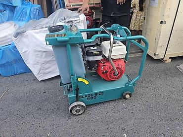 Бензиновая нарезчика швов (дорожная/бетонная пила) с баком для воды и