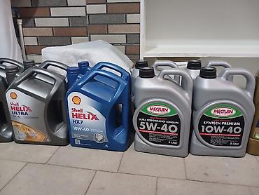 Mühərrik yağları: ZICShell, Ravenol, Megun, Alpine, Liqui Moly, Magnum, Maximum, 10/40 — 2