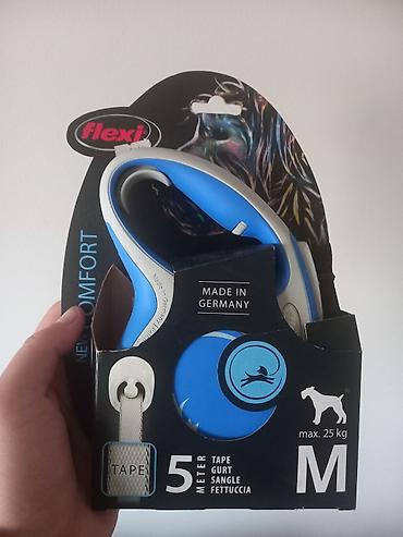 pojilica za macke: Flexi New Comfort – automatska povodac traka za pse, veličina M - — 2