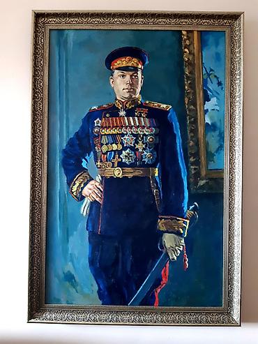 Портреты: Картины маслом в рамках— портреты легендарных советских маршалов — 1