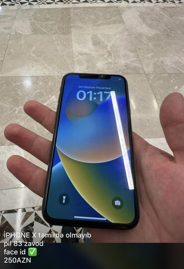 iphone xr qiymeti islenmis: IPhone X, 64 GB, Ağ
