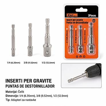 KMT Spojni element 9360098 Praktični set adaptera za nastavke