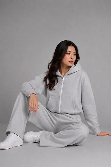 женские брюки: Спортивный костюм, Худи, Китай, На молнии, S, M — 6