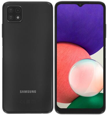 я ищу бу телефон: Samsung Galaxy A22, Б/у, 128 ГБ, цвет - Черный, 2 SIM