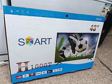 Смарт-телевизор 43" H1000T - Диагональ: 43 дюйма - Смарт‑платформа с at lalafo.kg Смарт-телевизор 43" H1000T - Диагональ: 43 дюйма - Смарт‑платформа с