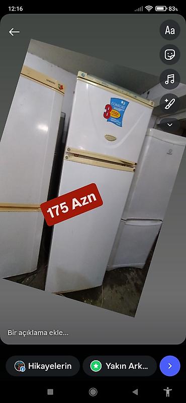 ucuz soyuducu qiymetleri: Unvan bine kendi 2 3 soyuducum var catdurma elave odenisle canlida — 1