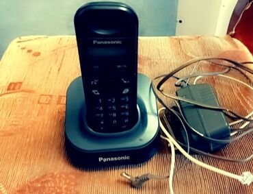 telefon qabı: Stasionar telefon Panasonic, Simsiz, İşlənmiş, Ünvandan götürmə