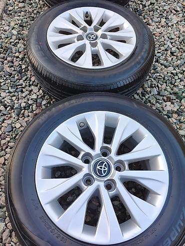step rf3: Комплект оригинальных литых дисков Toyota с шинами Расболтовка 5* — 3