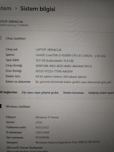 Lenovo: İşlənmiş Lenovo IdeaPad, 15.6 ", Intel Core i5, 1 TB — 3