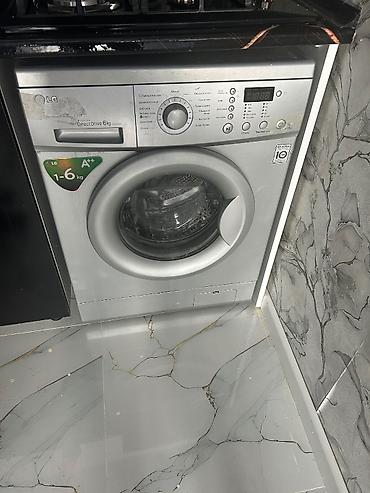 i̇kinci əl utu: Paltaryuyan maşın LG, 6 kq, İşlənmiş, Avtomat, Qurutma var, Kredit yoxdur, Ödənişli çatdırılma — 1