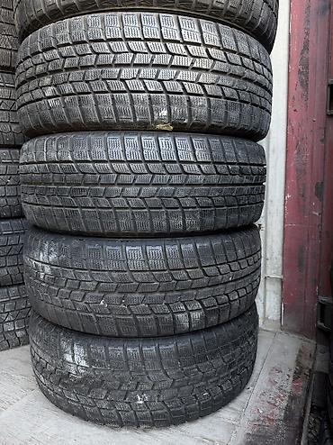 Шины 215 / 55 / R 17, Зима, Б/у, Комплект, Легковые, Япония, GoodYear