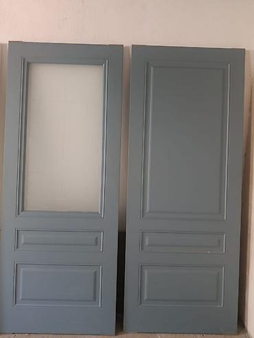 silver kitchen: Межкомнатные двери классического стиля, комплект из двух полотен в — 1