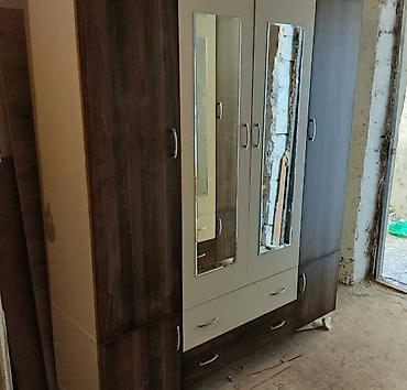 guzgu boydan: Yataq otağı və ya qonaq otağı üçün uyğun, çoxbölməli paltar şkafı — 5