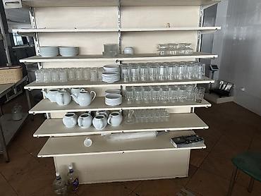 Digər restoran, kafe avadanlığı: Kafe/restoran üçün mətbəx avadanlıqları və servis ləvazimatları dəsti — 15