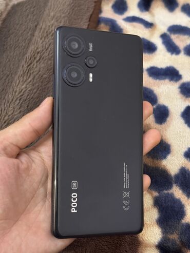 Poco: Poco F5, Б/у, 256 ГБ, цвет - Черный, 2 SIM, eSIM