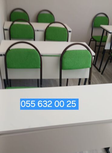 Ofis dəst mebeli: Tədris və ofis mebelləri 75man başlayır 2nəfərlik!!!!!!@@@@!!!!!! - — 5