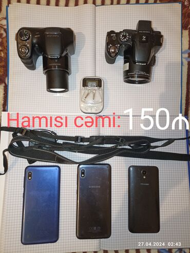 фотокамера canon powershot sx410 is black: Şəkildə gördüyünüz bütün cihazlar 150₼ satılır. Təcili pul lazımdır
