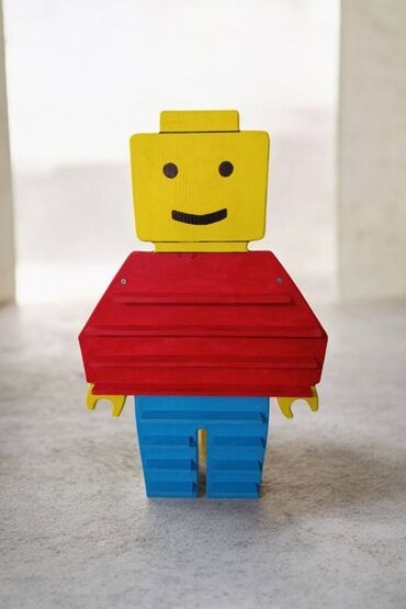 Kocke za decu: Drvena LEGO polica (50×80cm) – ručni rad! Organizujte LEGO kolekciju — 13