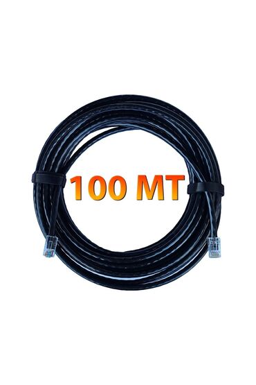 Modemlər və şəbəkə avadanlıqları: 100 metrə cat 6 kabel. çöl şəraitinə uyğun