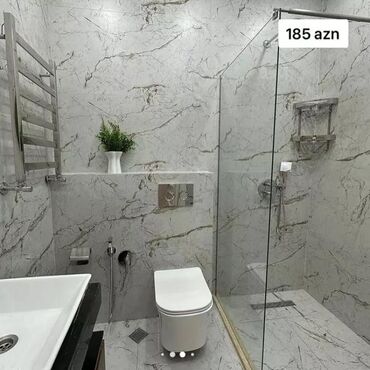 Duş kabinaları, arakəsmələr: Yeni Üstü açıq kabina, Künc üçün, Pulsuz çatdırılma — 14