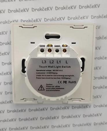 Prekidači: PREKIDAČ NA DODIR TOUCH PREKIDAČ ZIDNI TAČ PREKIDAČ BELI | *U ponudi — 2