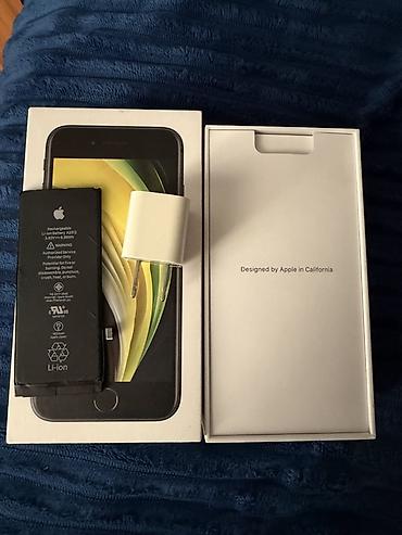 Apple iPhone: IPhone SE 2020, 64 GB, Qara, Barmaq izi — 12
