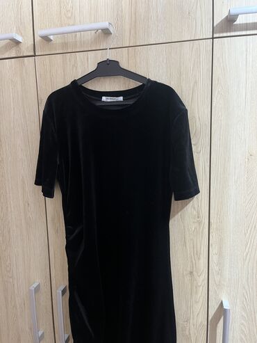 haljine za punije zene svecane: Zara S (EU 36), color - Black, Cocktail, Short sleeves