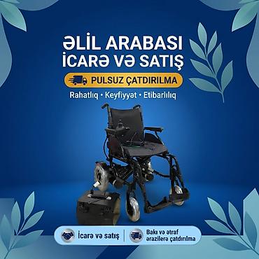 2 el velosiped: Elektrik əlil arabası – icarə və satış Xüsusiyyətlər: - Elektrik — 1