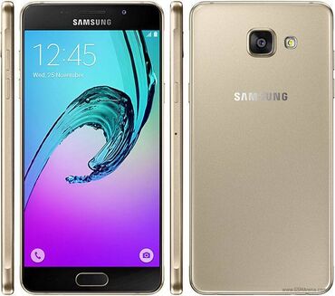 memory card: Samsung Galaxy A5 2016, < 2 GB Memory Capacity, rəng - Qızılı, Zəmanət, Sensor, Barmaq izi