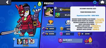 qarabağda iş: Brawl Stars hesabı – yüksək səviyyəli profil - Hesab yaradılma ili