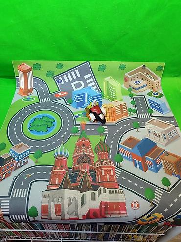 Игрушки: Коврик дорога и машинка в комплекте для детских игр🛣️ Комплектация — 2